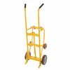 Vestil Yellow Drum Truck Cradle With Poly-on-Poly Wheels 1000 lb Capacity RDBT-PO